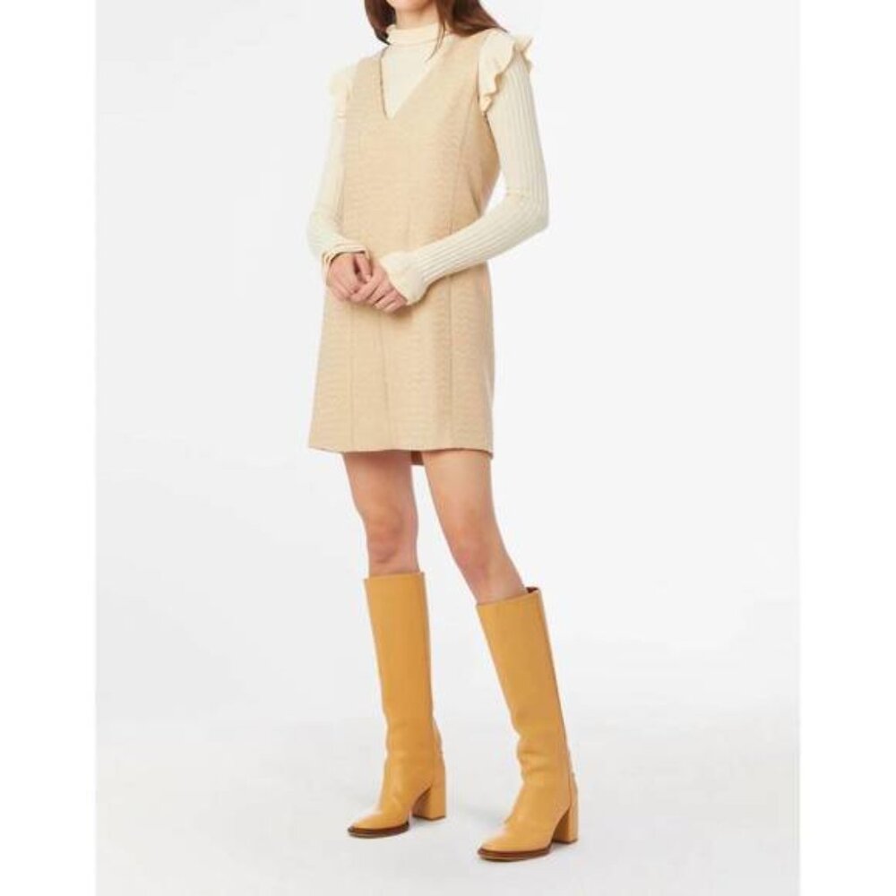 NWT $348 MARIE OLIVER Metallic Tweed Cher Dress M 10